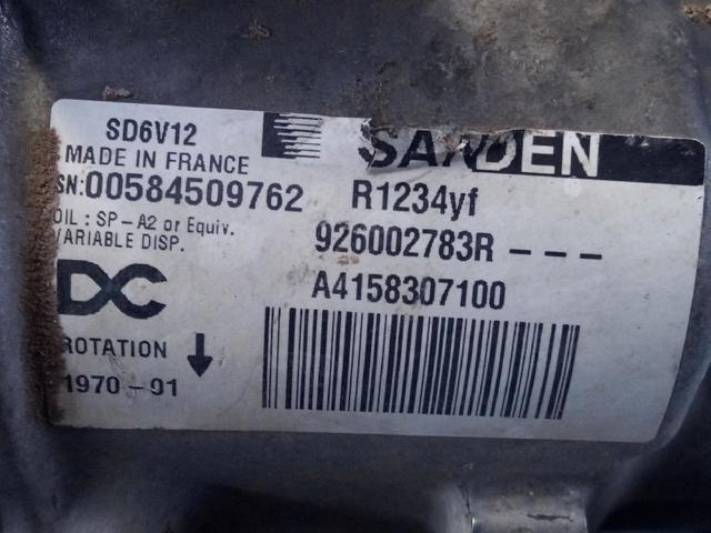 926002783R RENAULT Компрессор кондиционера купить в Винница
