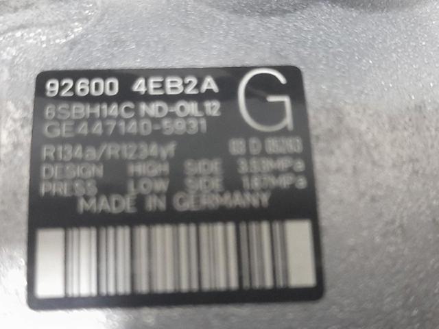 NISSAN 926004EB2A Компрессор кондиционера в наличии Николаев