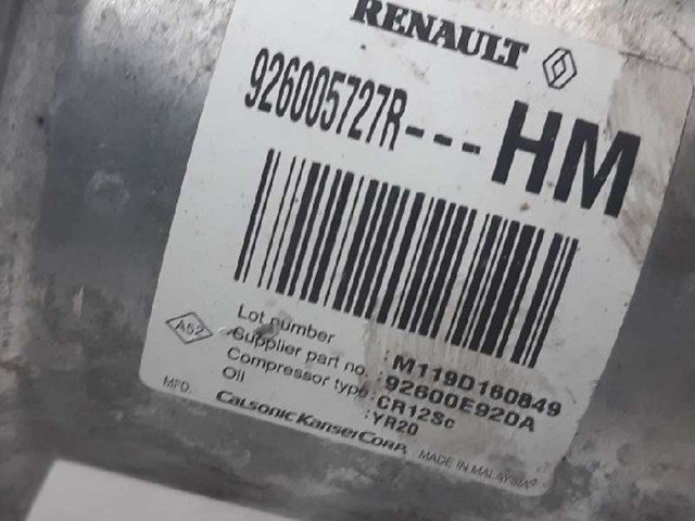 RENAULT 926005727R Компрессор кондиционера в наличии Киев