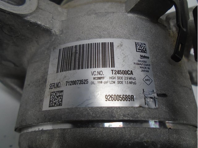 compressor de ar condicionado para Dacia Sandero II Sandero Stepway / 10.12 - 12.18 H4B408 926008116R