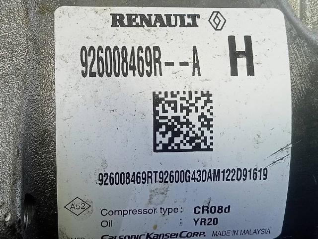Compressor de aparelho de ar condicionado Dacia Sandero 3