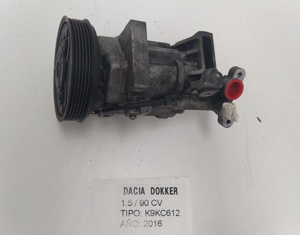 Compresor aire acondicionado para dacia dokker (2012-2018) 1.5 dci k9k e6 926009154R