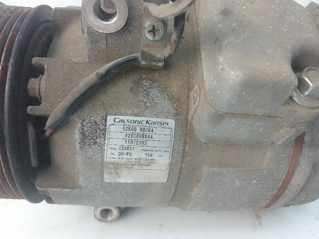 Compressor de aparelho de ar condicionado 92600BB00A Nissan