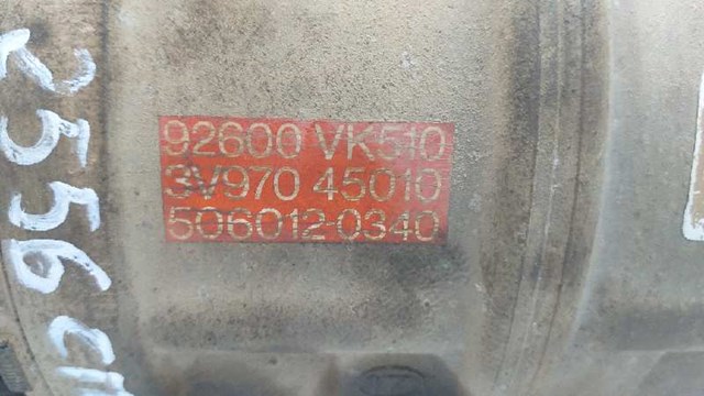 NISSAN 92600VK510 Компрессор кондиционера в наличии Николаев