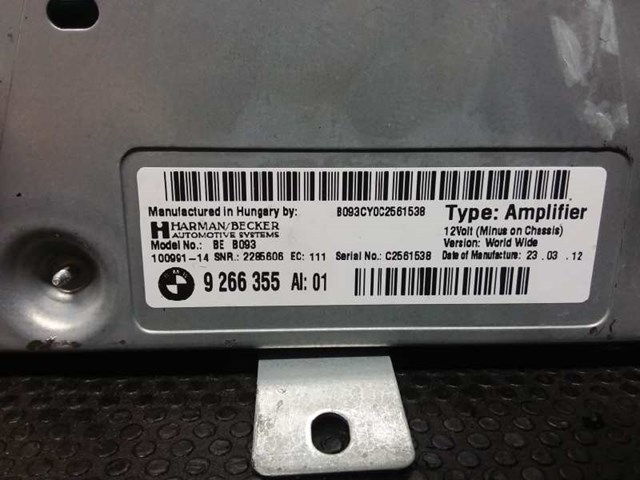 9266355 BMW Усилитель звука аудиосистемы купить в Николаев