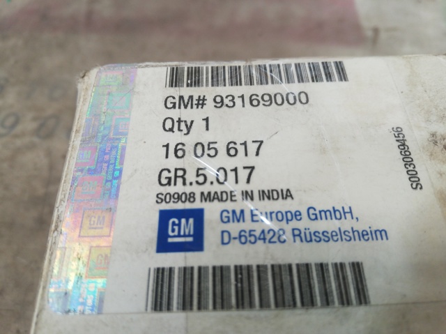 OPEL 93169000 Колодки тормозные задние дисковые в наличии Хмельницкий