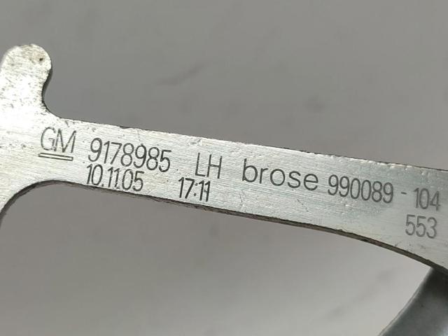 Mecanismo de acionamento de vidro da porta dianteira esquerda Opel Vectra