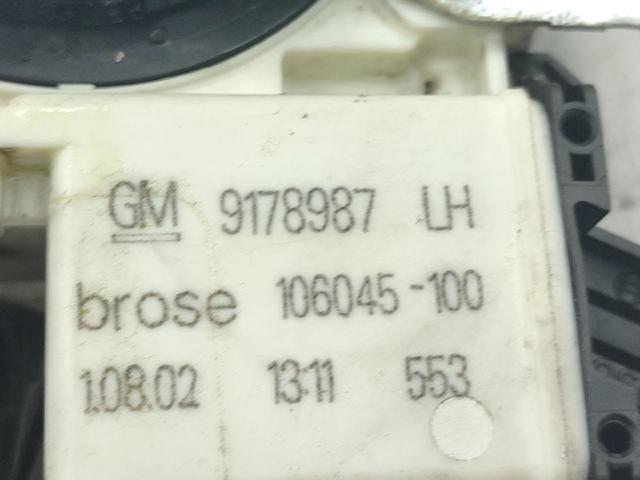 Mecanismo de acionamento de vidro da porta dianteira esquerda Opel Vectra