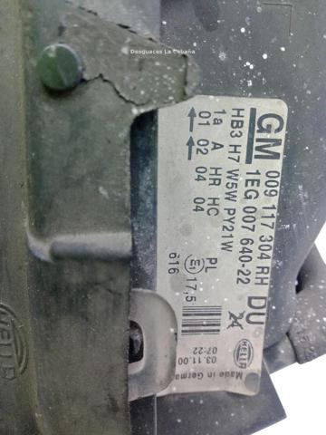 OPEL 93175369 Правая фара в наличии Харьков