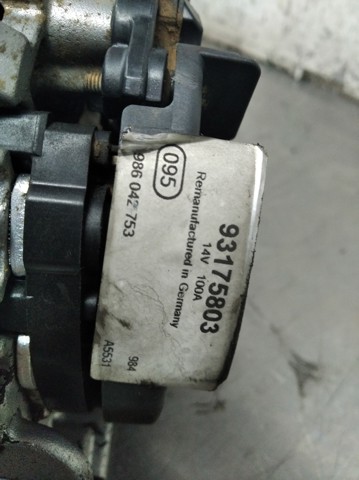 OPEL 93175803 Генератор в наличии Павлоград