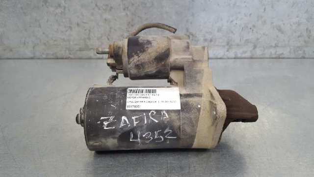 Motor de arranque para opel zafira b 1.6 (m75) z16xep 93176051