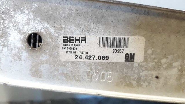 93177425 OPEL Радиатор интеркуллера купить в Киев