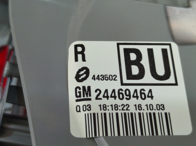 93177998 OPEL Фонарь задний правый внутренний купить в Тернополь