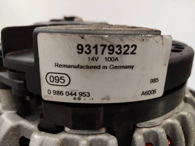 OPEL 93179322 Генератор в наличии Ужгород