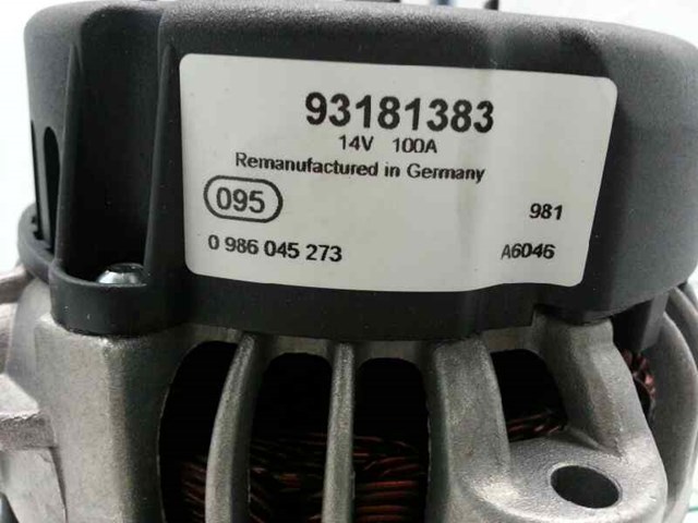 OPEL 93181383 Генератор в наличии Украина