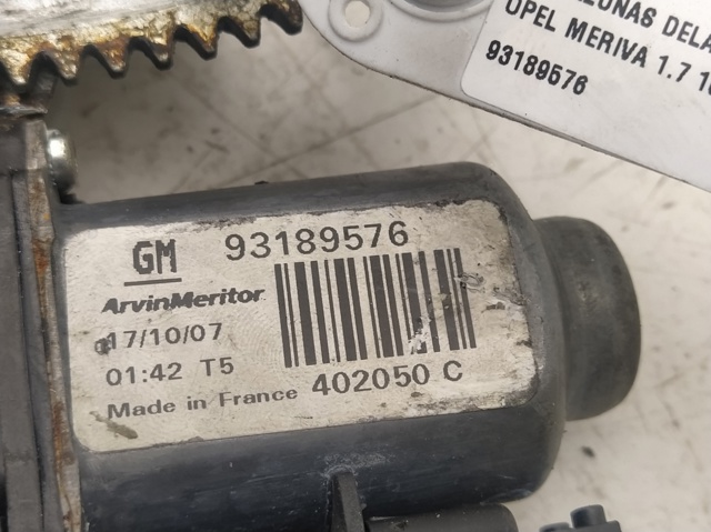 OPEL 93189576 Мотор стеклоподъемника двери передней левой в наличии Николаев