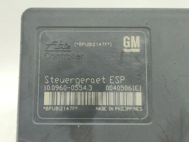 Unidade hidráulico de controlo ABS Opel Astra L35