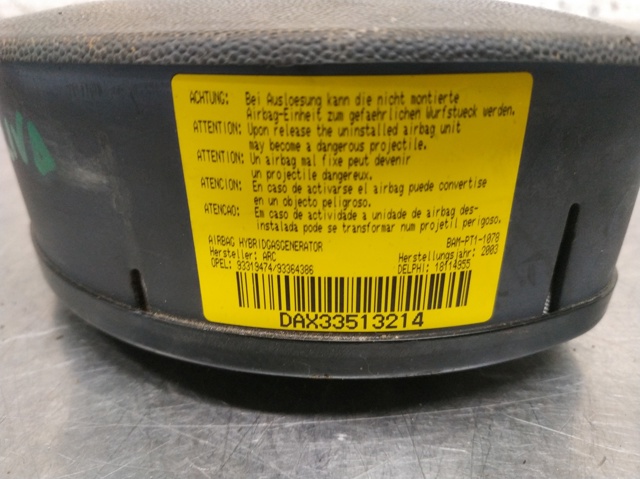 93319474 Подушка безопасности (AIRBAG) водительская купить Каменское