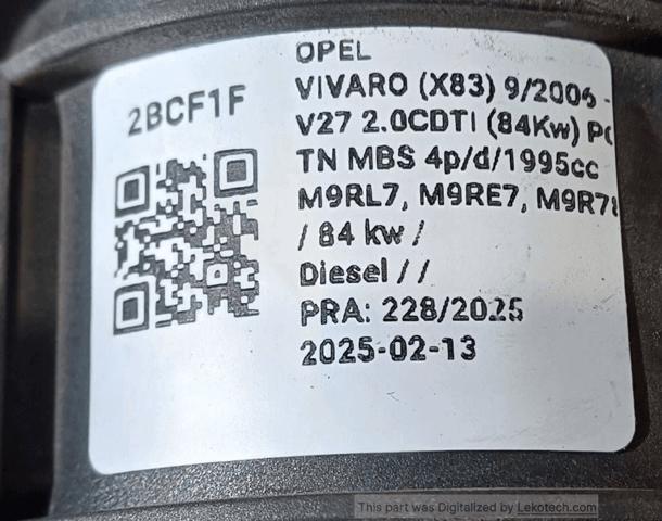 OPEL 93856812 Датчик потока (расхода) воздуха, расходомер M.A.F. - (Mass Airflow) в наличии Хмельницкий