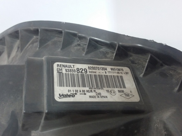 OPEL 93859829 Левая фара в наличии Черкассы