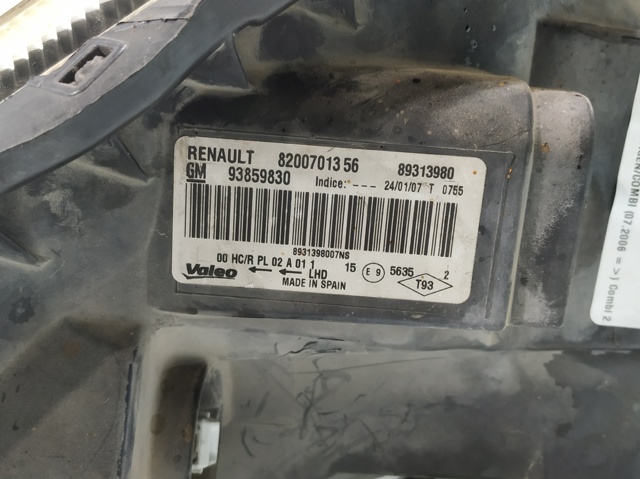 93859830 OPEL Фара правая купить в Одесса