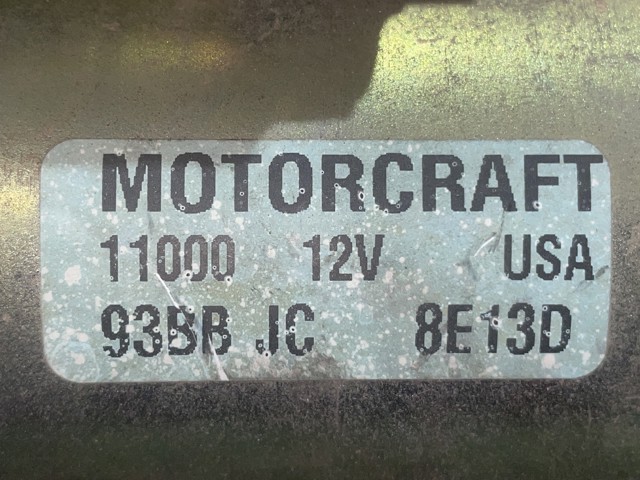 93BB11000JC FORD Стартер купить в Каменское