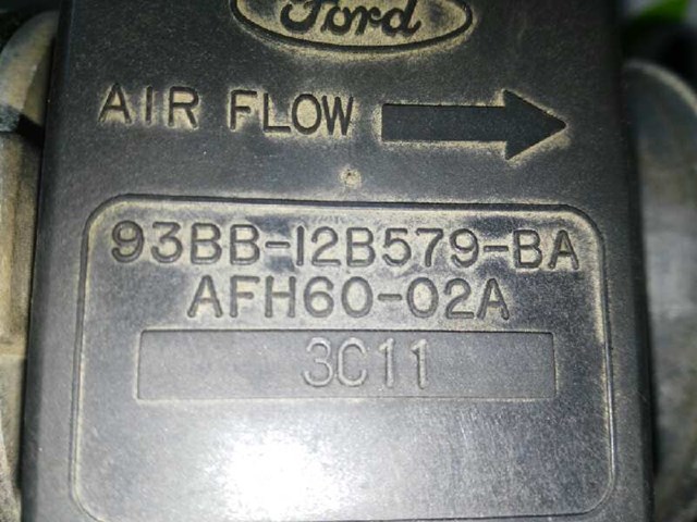 93BB12B579BA FORD Датчик потока (расхода) воздуха, расходомер M.A.F. - (Mass Airflow) купить в Львов