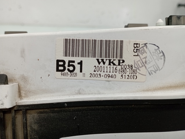 HYUNDAI 9400326520 Панель приборов в наличии Павлоград