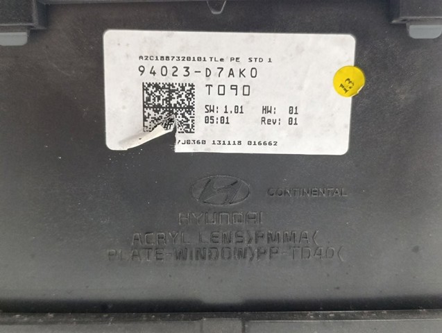 94023D7AK0 HYUNDAI Приборная доска (щиток приборов) купить в Винница