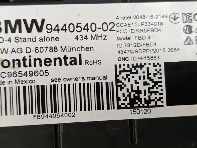 BMW 9440540 Приемник дистанционного управления центральным замком в наличии Ирпень