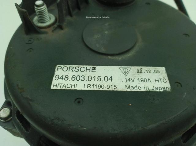 94860301505 PORSCHE Генератор купить в Киев