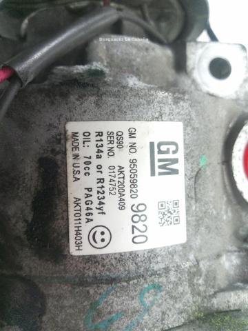 Compressor de aparelho de ar condicionado 95059820 Opel