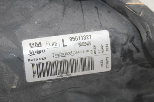 OPEL 95511327 Фара левая в наличии Кривой Рог
