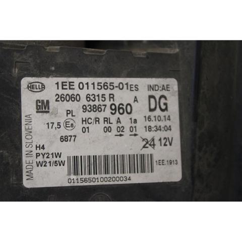 95527865 OPEL Фара левая купить в Ужгород