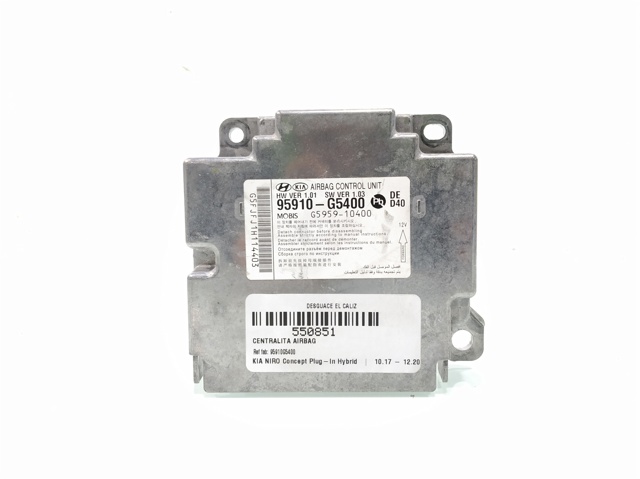 95910G5400 Модуль-процессор управления подушкой безопасности (ЭБУ AIRBAG) купить Каменское