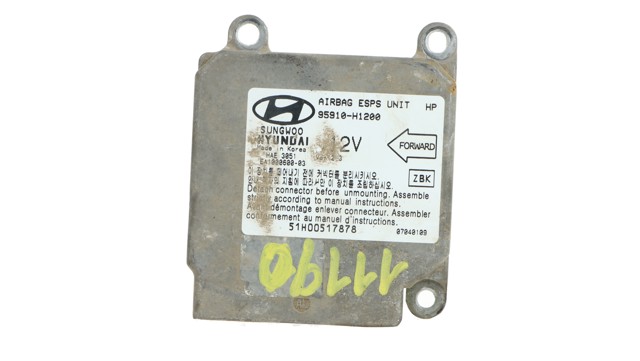 95910H1200 Модуль-процессор управления подушкой безопасности (ЭБУ AIRBAG) купить Чернигов