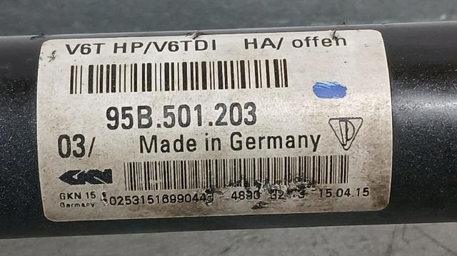 95B501203 PORSCHE Задняя полуось купить в Житомир