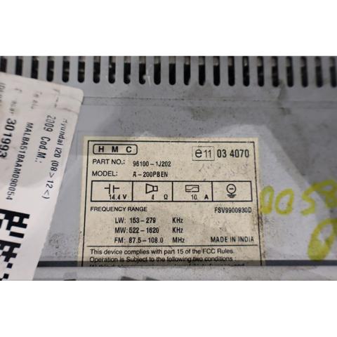961001J202 HYUNDAI купить в Каменское