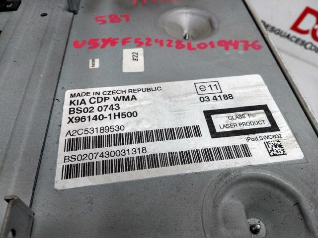 961401H500 HYUNDAI Магнитола (радио AM/FM) купить в Харьков
