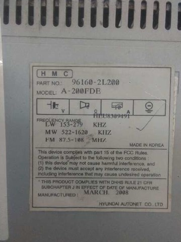 HYUNDAI 961602L200 в наличии Тернополь