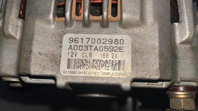 PEUGEOT 9617002980 Генератор в наличии Черновцы
