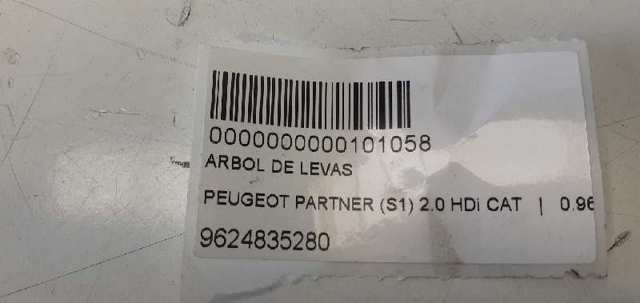 9624835280 PEUGEOT Распредвал двигателя купить в Павлоград