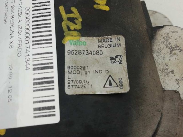 9628734080 PEUGEOT Фара противотуманная левая купить в Павлоград