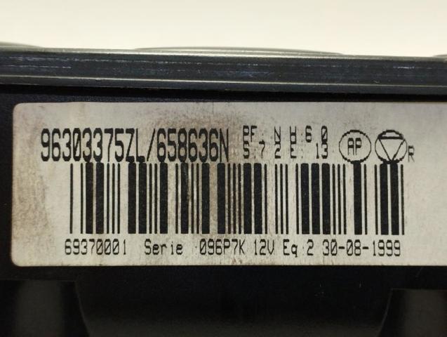 Unidade de controlo dos modos de aquecimento/condicionamento Peugeot 406 8B