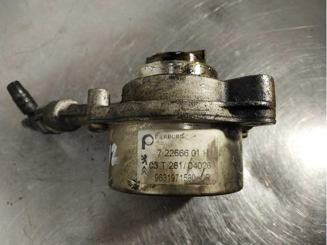 Depressor de freio / bomba de vácuo para Peugeot 607 (9d,9d) (2000-2006) 2.2 hdi 4hxdw12ted4fap 9631971580