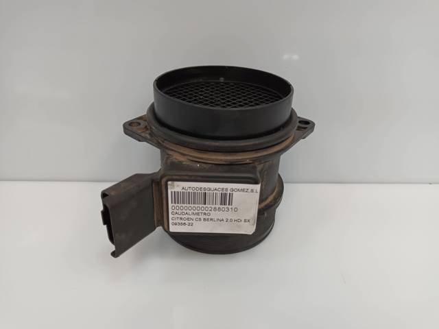 Sensor de fluxo (consumo) de ar, medidor de consumo M.A.F. - (Mass Airflow) 9632215280 PEUGEOT