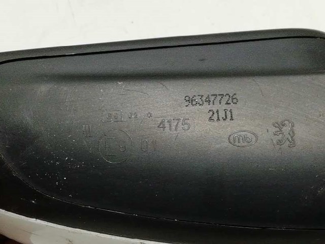 Espelho de retrovisão esquerdo 96347726 PEUGEOT