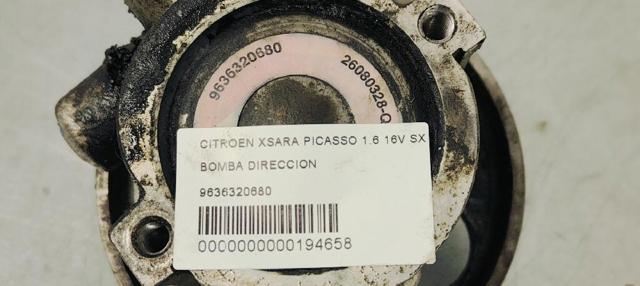 PEUGEOT 9636320680 Насос гидроусилителя руля (ГУР) в наличии Тернополь