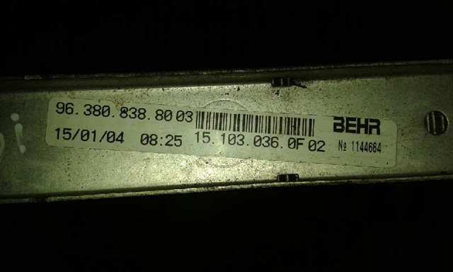 PEUGEOT 9638083880 Радиатор охлаждения двигателя в наличии Винница