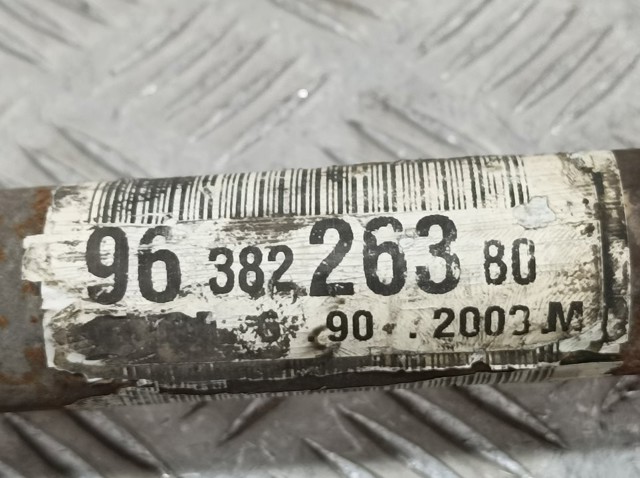 PEUGEOT 9638226380 Полуось (привод) передняя правая в наличии Кривой Рог